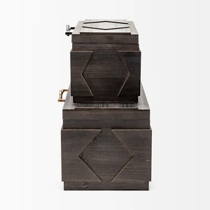 Premium Look Set Of 2 <b>Storage</b> <b>Boxes</b> Suitable <b>For</b> Clothes Keepsakes Home Organization And <b>Decorative</b> <b>Storage</b> From India - Product Image 3