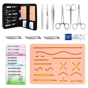 Kit Completo de Práctica de Sutura para Estudiantes de Medicina, Producto de Acero Inoxidable, Kits de Sutura Personalizados para Uso Médico de Primeros Auxilios - Product Image 2