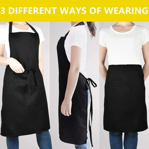 Custom logo <b>kitchen</b> <b>apron</b> polyester material with strong stitching button closure ideal for chefs gardeners and food service - Product Image 5