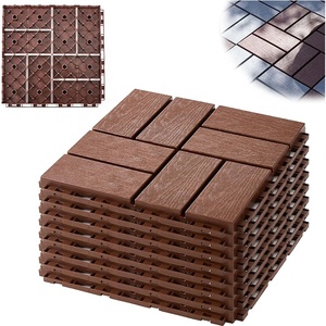 Dalles de terrasse extérieures imperméables en composite bois pour jardin et patio, dalles de terrasse emboîtables - Product Image 5