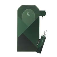 Porte-clés de prière musulman, tapis de prière islamique portable pliable de poche pour enfants, idéal pour le Ramadan et les voyages