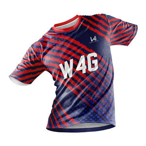 Camisetas de Entrenamiento de Fútbol Personalizadas para Hombre, Ligeras, Transpirables, Anti-UV, Anti-Humedad, Antibacterianas, de Manga Corta y Color Sólido - Product Image 1