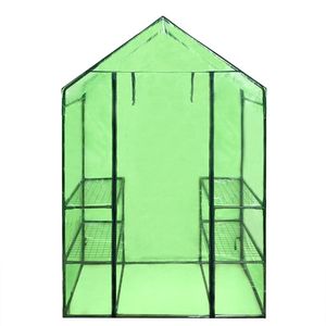 Invernaderos de Acero con Recubrimiento en Polvo, Transparentes, Verdes, para Jardín - Product Image 3