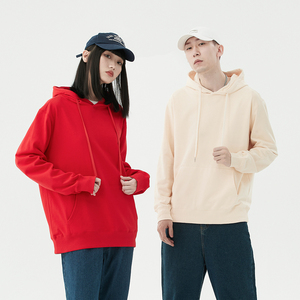 เสื้อฮู้ดดี้โอเวอร์ไซส์แบบยูนิเซ็กซ์ ผ้าฝ้ายพรีเมียมเนื้อนุ่ม สไตล์สตรีทแวร์ มีกระเป๋าจิงโจ้ รับผลิตแบบ OEM ODM - Product Image 2