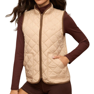 Chaleco acolchado, chalecos, chaleco ecuestre, moda de invierno, ropa de invierno, chaqueta sin mangas, abrigo para mujer, diseño personalizado, chaleco acolchado. - Product Image 1