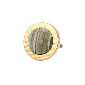 Poignées de porte en métal gris pour porte principale, boutons ronds pour tiroirs, poignées élégantes pour armoires, meubles et décoration intérieure - Product Image 2