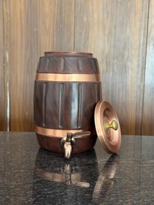 FBA Copper Water Dispenser Hot Sale Copper Water Dispenser Hand Crafted Matte Finish Copper Water Dispenser - Product Image 2