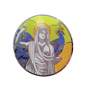 งานฝีมือโลหะเคลือบแข็งแบบกำหนดเอง + พิมพ์ UV พร้อมเคลือบเงาสีดำ นิกเกิล ทอง เงิน ทองแดง กลิตเตอร์ และเคลือบเงาแบบใส - Product Image 1