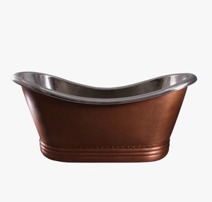 Bañera de Cobre Forjado a Mano de Lujo, Bañera Independiente para Espacios de Baño Premium al Mejor Precio - Product Image 3