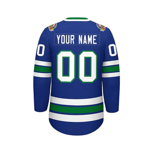 Jersey de Hockey sobre Hielo Personalizado con Logotipo Bordado, Tejido de Secado Rápido, Ajuste Cómodo, Mangas Largas - Product Image 2