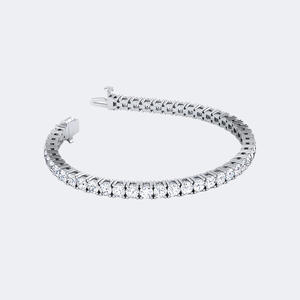 Bracelet tennis en diamants ronds 7,65 carats - Product Image 5