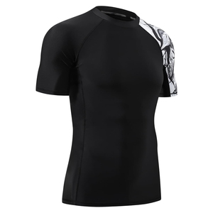 Premium Quality <b>Mens</b> <b>Rash</b> <b>Guard</b> Half Sleeve Lightweight Compression <b>Rash</b> <b>Guard</b> Supplier - Product Image 5