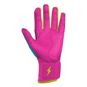 Gants de frappe de baseball en cuir véritable de qualité supérieure, unisexes, respirants, professionnels, pour adultes, ambidextres, avec logo personnalisé et fermeture à crochet - Product Image 5