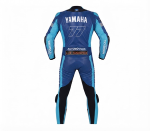 ชุดแข่งรถมอเตอร์ไซค์ Ramaha Premium Leather MotoCP แบบชิ้นเดียว/ชุดขับขี่พร้อม Hump Level 2 CE ผลิตตามสั่ง - Product Image 2