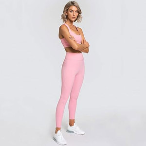 Conjuntos Deportivos para Mujer al por Mayor: Leggings de Yoga de Cintura Alta y Sujetador Deportivo Elástico, Trajes de Gimnasio para Actividades Deportivas - Product Image 4