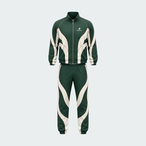 Conjunto Deportivo de Dos Piezas para Hombre, Transpirable, para Invierno, con Pantalones Deportivos con Pedrería - Product Image 5