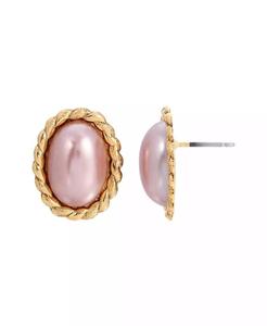 Orecchini con perle finte rosa |   2028 - Product Image 1