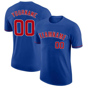 Camisetas estilo béisbol con nombre de equipo personalizado al por mayor, camisetas deportivas personalizadas para clubes, suministro de camisetas para hombre - Product Image 1