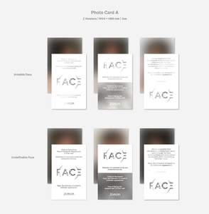 Album CD coréen de K-Pop Jimin Face Standard Edition avec photocard, carte postale et 1 photobook aléatoire BTS - Product Image 2