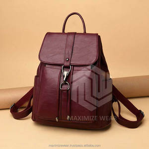 Ba Lô Da Chất Lượng Cao Ba Lô Du Lịch Da Pu Cho Nữ Túi Đi Học Cho Thiếu Nữ Túi Đeo Vai Nữ - Product Image 2