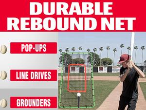 Venta caliente Pantalla de entrenamiento de béisbol con marco de metal Premium para equipo de lanzamiento-Venta al por mayor - Product Image 5