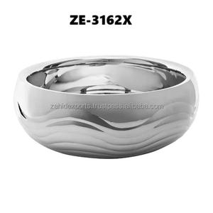 Tazón de Metal Martillado de Primera Calidad, Tazón Decorativo de Lujo para Regalos Corporativos de Lujo y Uso en la Mesa de Comedor, Tazón Seguro para la Mesa de Comedor de Zahid Exports - Product Image 3