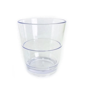 Vaso de Whisky de Plástico Tritan de 10 oz, Clásico, Resistente a Roturas, Libre de BPA, para Uso en Restaurantes, Marca EL, CB-1336D - Product Image 1