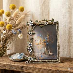 Cadre photo fait main, cadre photo moderne, présentoir de table, décoration minimaliste pour la maison, cadeau unique pour un anniversaire ou un mariage pour les couples - Product Image 6