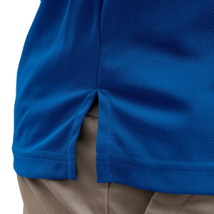 T-shirt de golf décontracté pour hommes, séchage rapide, respirant, en polyester uni, coupe courte, personnalisable, sérigraphié, vente en gros - Product Image 4