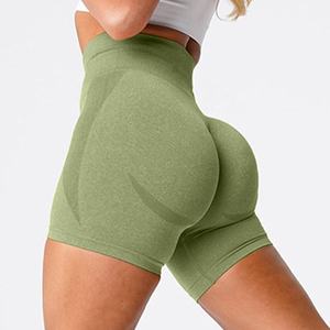 Solid Color Blank Scrunch Tik Tok Hot Sale Seamless <b>Yoga</b> Shorts Scrunch Booty Butt Lift Short <b>Pants</b> High Waist Gym Fitness Short - Product Image 6