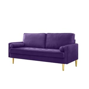 Divano in Velluto da 65 Pollici per Soggiorno - Product Image 2