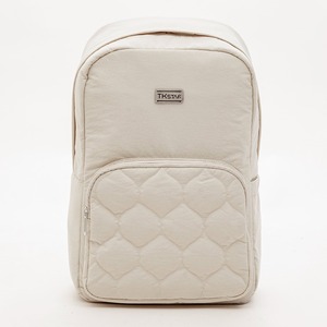 White casual bag quilted design <b>backpack</b> bag daily <b>backpack</b> - Product Image 1