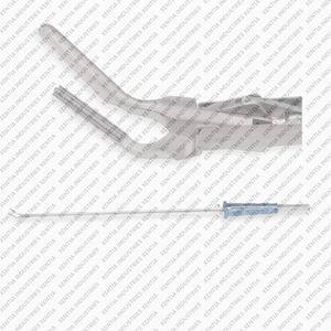 Pinzas DeBakey con Puntas Anguladas, Pinzas Quirúrgicas Atraumáticas para Tejidos, Eje Largo, Longitud de Trabajo, Acero Inoxidable, Pinzas Vasculares OEM - Product Image 3