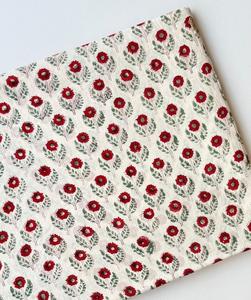 Telas de Algodón Estampadas con Bloques de Madera y Serigrafiadas, Hechas a Medida, Aptas para Diseñadores de Moda y Decoración del Hogar - Product Image 1