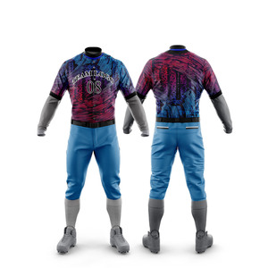Uniforme de Béisbol para Adultos al por Mayor, Jersey Personalizado de Manga Larga, Transpirable, de Secado Rápido, Impreso de Alta Calidad, 100% Poliéster - Product Image 3