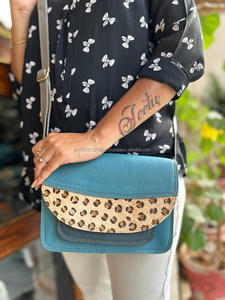 Sac à main en cuir à imprimé Animal pour femmes, sac à bandoulière coloré de haute qualité - Product Image 2