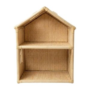 Casa delle Bambole Ecologica in Rattan, Accessori per Casa delle Bambole <span class=keywords><strong>Barbie</strong></span>, Grande Casa delle Bambole all'Ingrosso - Product Image 1
