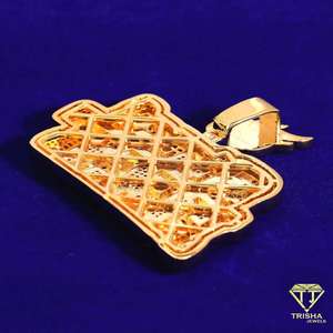 Unique Street HEAT Pendentif Collier En Argent 925 Glacé VVS Lab Grown Diamant Personnalisé Hip Hop Bijoux Cadeau - Product Image 5