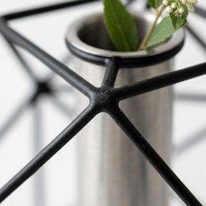 Handmade 27 cm Premium <b>Silver</b> <b>Wire</b> Cage Brass Vase Home Decor Hotel Wedding Table Centerpiece Elegant Flower Vase - Product Image 3