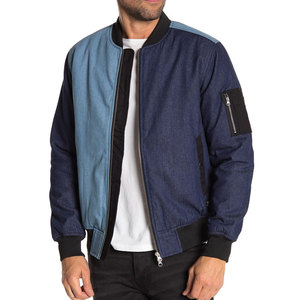 Veste bomber zippée personnalisée à impression par transfert thermique pour homme, coupe streetwear, faible MOQ, vente chaude, pour usage quotidien, longue et fine - Product Image 3