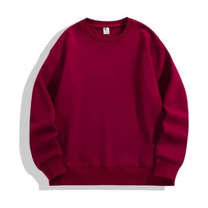 Sudadera Casual de Algodón Grueso de Alta Calidad para Hombre, Estilo Urbano, Cuello Redondo, Antipilling, Corte Holgado - Product Image 4