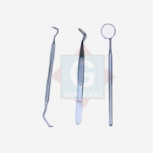 เครื่องมือขูดหินปูนทางทันตกรรมทำจากเหล็กกล้าไร้สนิมความแม่นยำสูง ใช้แรงขูดจากมือ  สำหรับขจัดคราบพลัคและหินปูน  เครื่องมือผ่าตัดทางทันตกรรม - Product Image 3