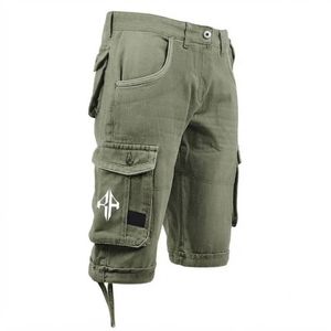 Pantalones Cortos de Mezclilla para Hombre, de Alta Calidad, con Estampado de Serigrafía, Estilo Jeans, de Pierna Ancha, Material Spandex/Poliéster - Product Image 4