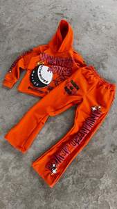 Conjunto Deportivo Urbano Moderno para Hombre, Sudadera con Capucha y Pantalones en Contraste, Proveedor de Ropa Urbana con Logotipo Personalizado - Product Image 3