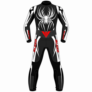 Traje de Carreras de Motocicleta Personalizado Rapider Man, Hecho a Medida con Cuero Vacuno/Canguro, Mono de Una Pieza/Traje de Motociclista, Protector OEM CE - Product Image 2