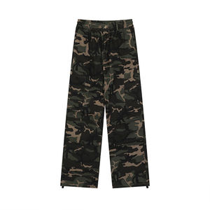 Pantalones Cargo Holgados con Estampado de Camuflaje, Personalizables, Elegantes y de Corte Holgado para Hombre y Mujer, en Oferta - Product Image 5