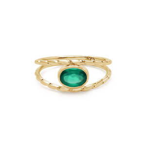 2026 New Designer Natural Green Onyx Oval Shaped Gemstone <b>Rings</b> 925 <b>Sterling</b> <b>Silver</b> Handmade <b>Stacking</b> <b>Ring</b> Factory Price Jewelry - Product Image 4
