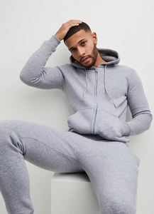 Service OEM ODM disponible pour les ensembles de survêtements sportifs d'hiver pour hommes, couleur personnalisée de haute qualité, respirant, à capuche, 100% polyester - Product Image 6