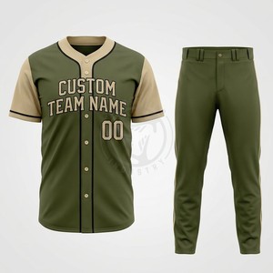 Maillots de baseball personnalisés avec numéros et noms, en mesh respirant, couleurs d'équipe assorties, tailles S-XL. - Product Image 1