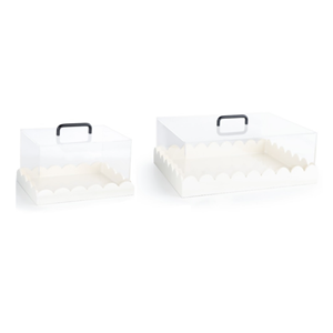 Luxury Ramadan Decoration <b>Trays</b>, Vietnam Lacquer Serving <b>Tray</b> With Acrylic Lid <b>Large</b> Decorative Party <b>Trays</b> for Eid Home Decor - Product Image 4